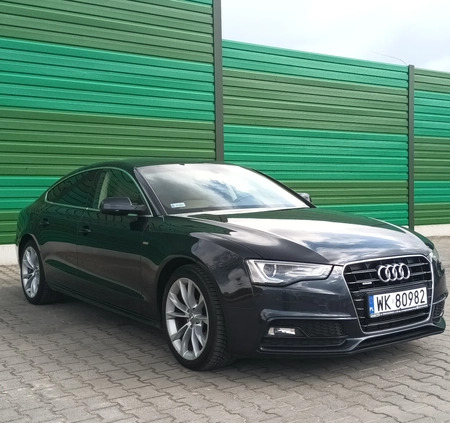 Audi A5 cena 84000 przebieg: 171330, rok produkcji 2015 z Warszawa małe 154